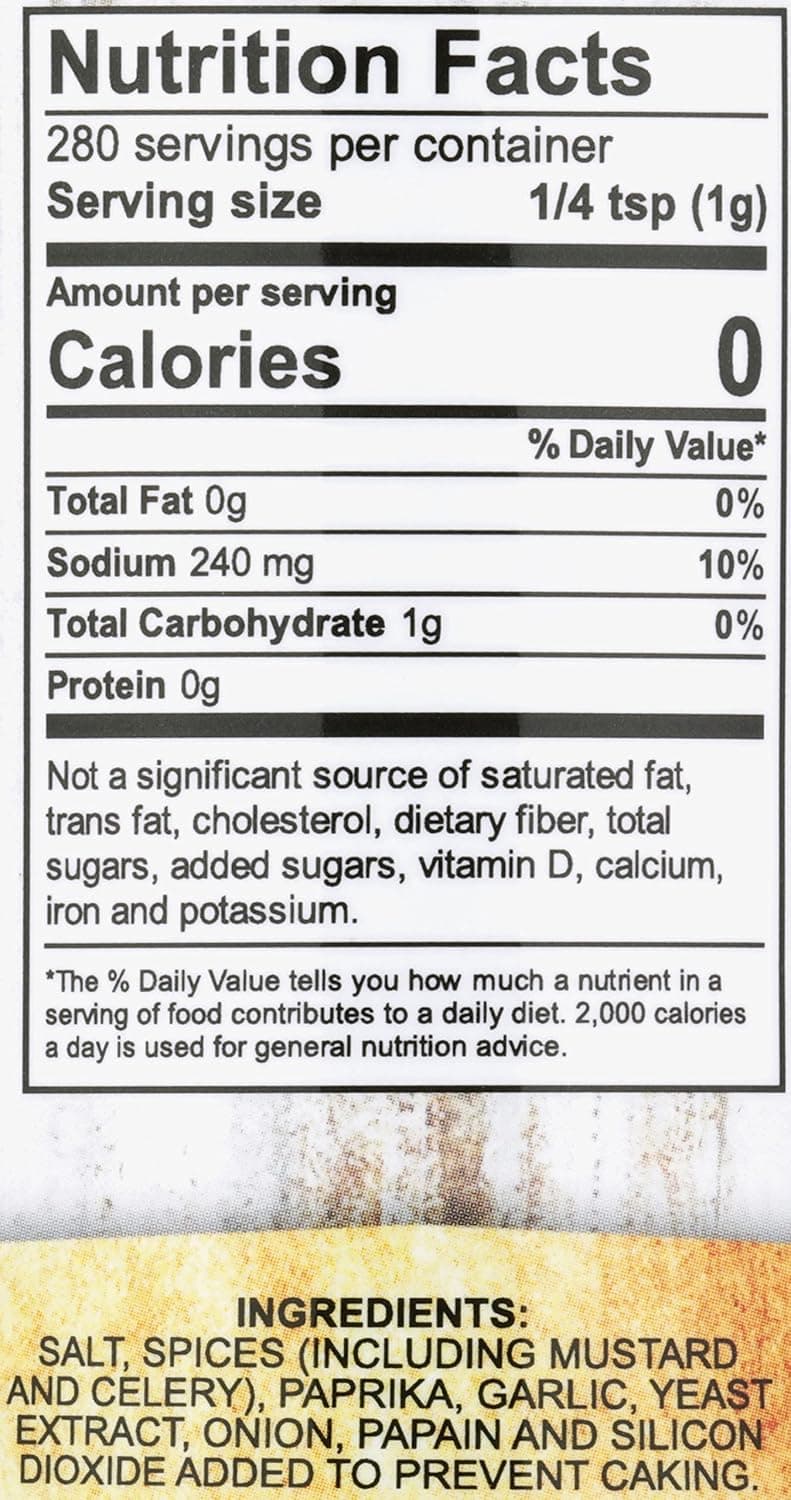 Adams Texas Style Smoked Brisket Low N’ Slow Rub, 9.89 Ounce Bottle (Pack of 1)