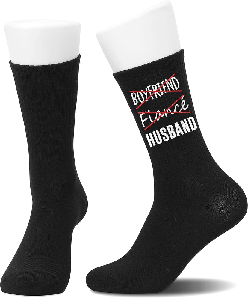 Not Boyfriend Socks, Wedding Gift, Gift For Fiance - Fiance Socks