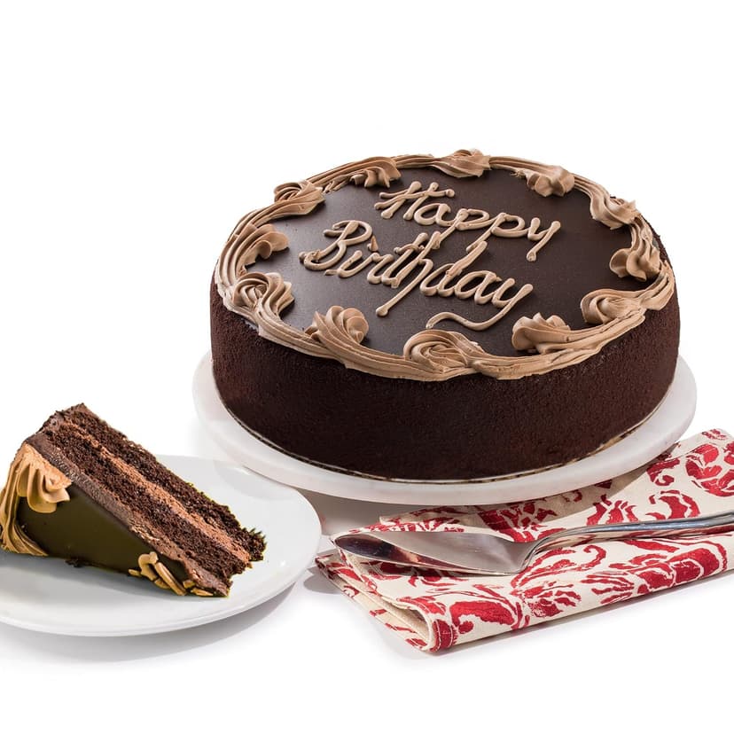David’s Cookies Chocolate Fudge Cake 10” - Birthday Cake For Delivery Fresh Bakery Dessert - Quality Cakes for Delivery - Great Birthday Gift Idea