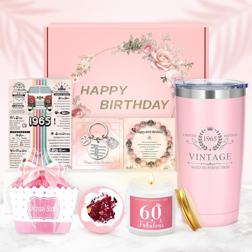 60th Birthday Gifts for Women 60 Year Old Birthday Gifts for Women Cool 60th Birthday Gift for 60 Year Old Woman Happy 60th Birthday Gift Ideas for Woman in Their 60s