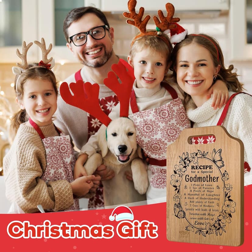 Godmother Gift, Godmother Gifts from Godchild, God Mother Gifts for Women, Godmother Christmas Gifts, Godmom Gift for God Mom Christmas Mothers Day Birthday, Cute Godmother Proposal Gift Cutting Board