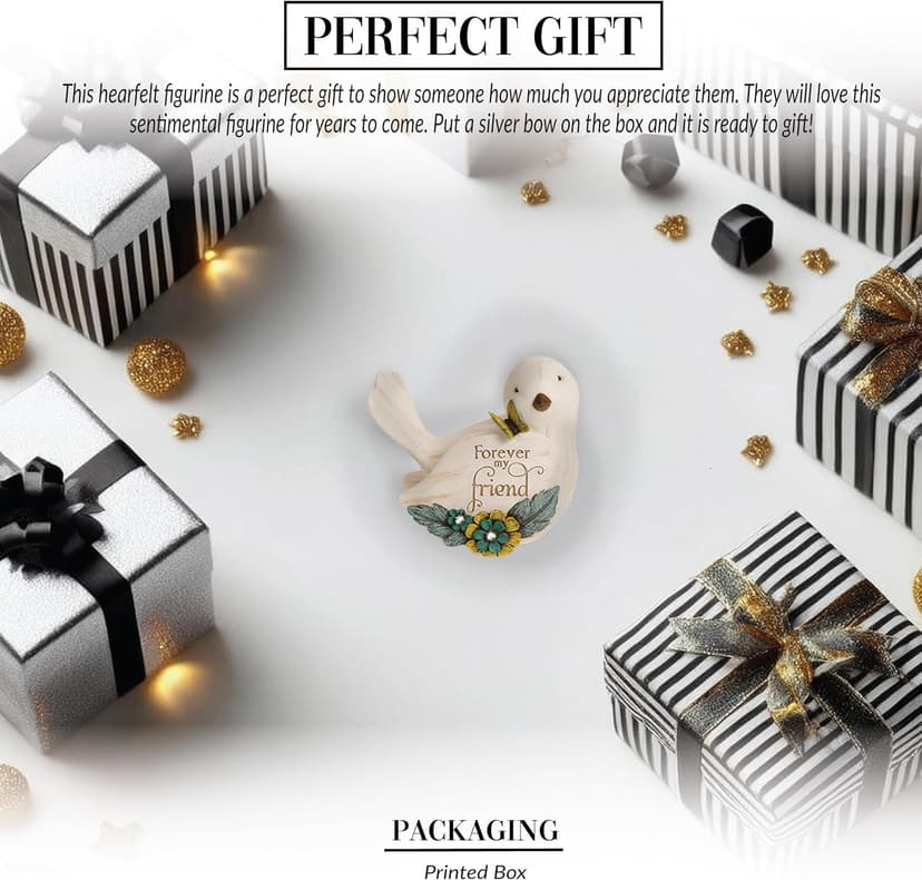 Pavilion Gift Company 41044 Simple Spirits Forever My Friend Bird Figurine, 3-1/2-Inch