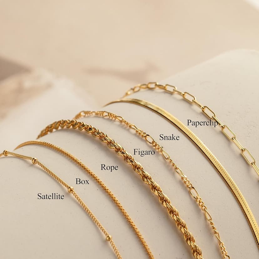DEARMAY Gold Bracelets for Women Waterproof, 14K Real Gold Jewelry Sets Trendy Thin Dainty Stackable Cuban Link Paperclip Chain Bracelet Pack Fashion Accessories Gifts for Womens