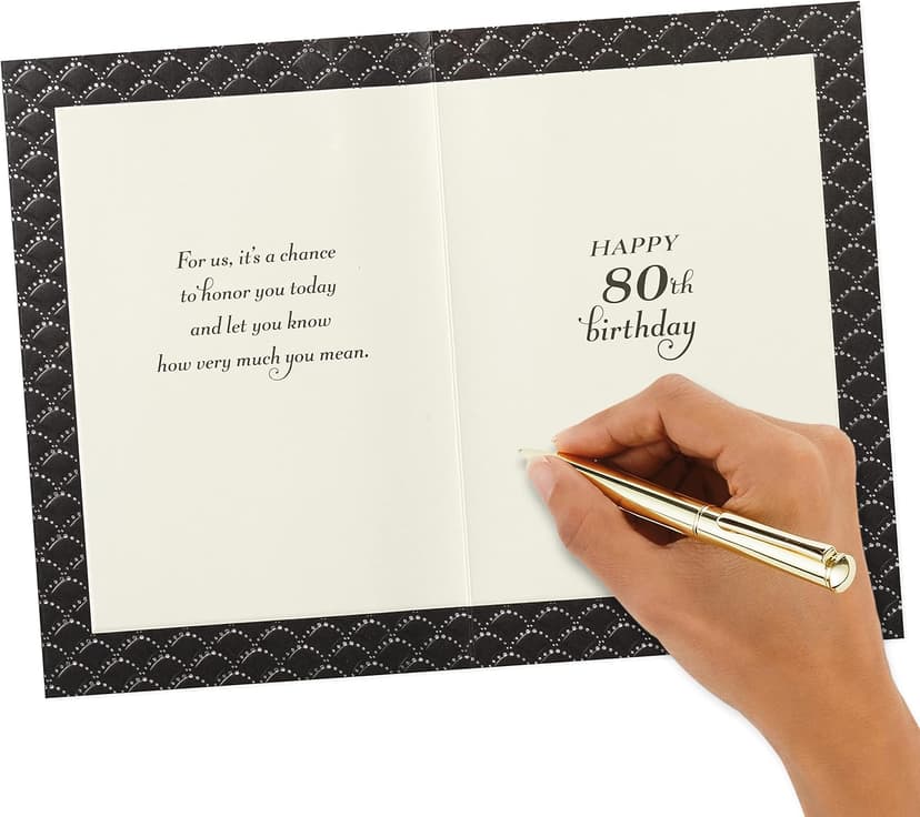 Hallmark 80th Birthday Card (Honor You Today)