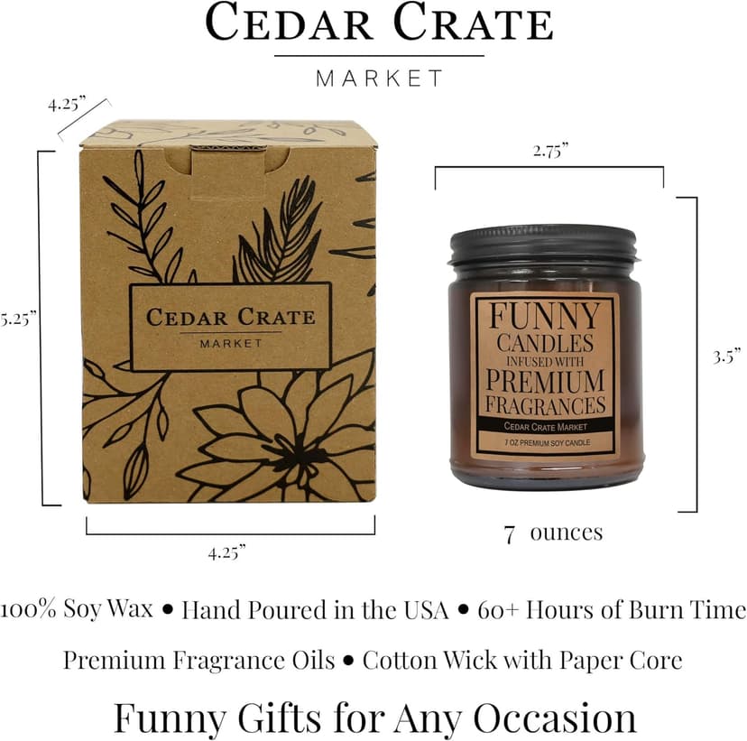 Gift for Best Friend | Thank You for Being My Unpaid Therapist | Scented Candle Gift Idea for Best Friend, BFF, Sister, Mom, Girlfriend, Boyfriend on Birthday, Christmas Candles -Blooming Wildflowers