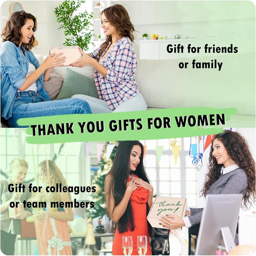 Thank You Gifts for Women, Employee Appreciation Gifts, 8PCS Thank You Gift Box Baskets for Coworkers Teacher Boss Secretary Nurse, Thank You for Being Awesome Farewell Spa Gratitude Box W/Tumbler