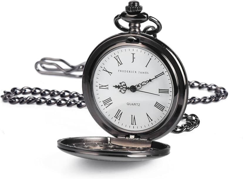 FJ FREDERICK JAMES Anniversary Gift's for Men - Engraved ‘to My Husband’ Pocket Watch | Anniversary Gift's for Him I Love You Gift for Husband for Birthday I Valentines