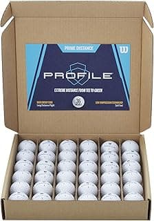WILSON Profile Distance Golf Ball 36 pack