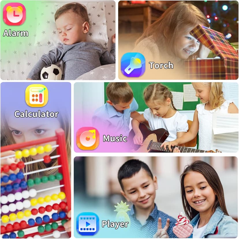 Kids Smart Watches Girls Gifts Age 3-12, Smart Watch for Kids with 39 Games Camera Video Recorder Music Player Alarm Calculator Stopwatch Flashlight Pedometer Gift Toys for Girls Ages 5 6 7 8 9 10