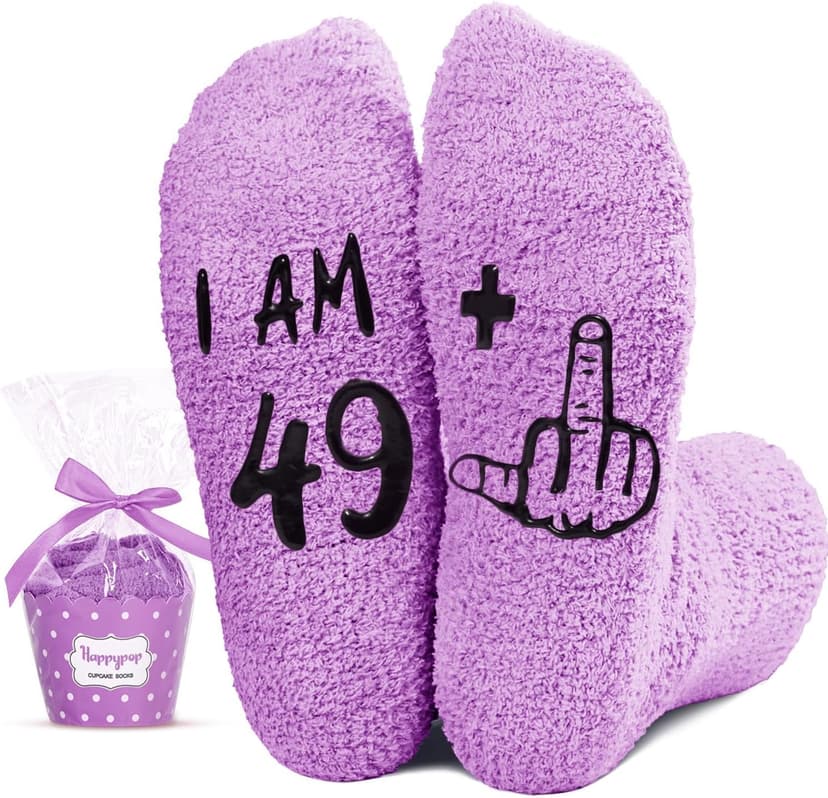 HAPPYPOP 50th Birthday Gifts Ideas - Socks for Turning 50 Year Old Friends Him Her Women Man
