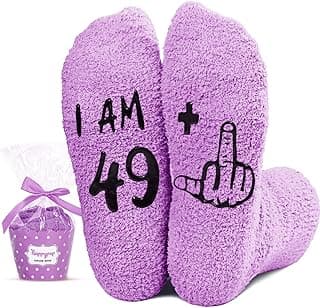 HAPPYPOP 50th Birthday Gifts Ideas - Socks for Turning 50 Year Old Friends Him Her Women Man