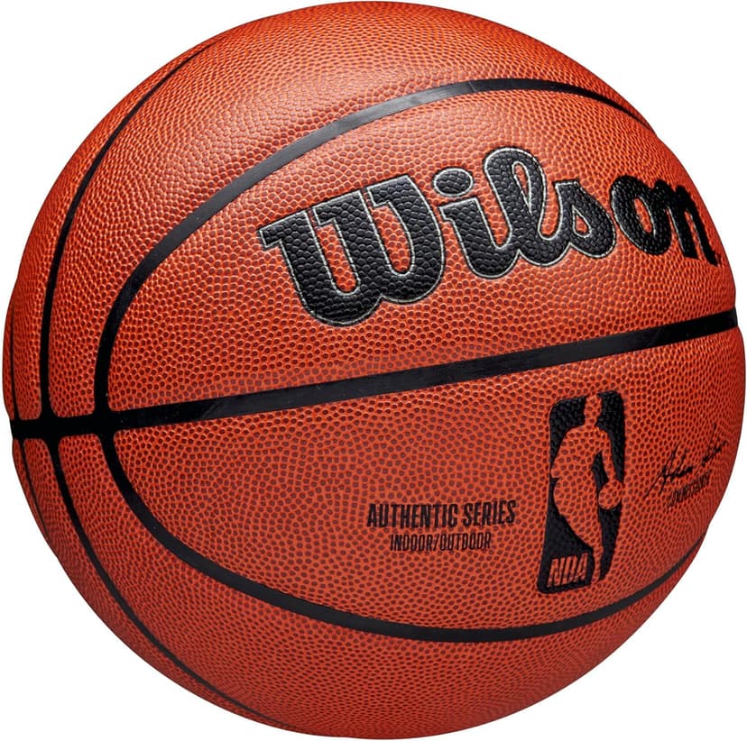 WILSON NBA Authentic Indoor/Outdoor Basketballs - Size 3, Size 6 and Size 7