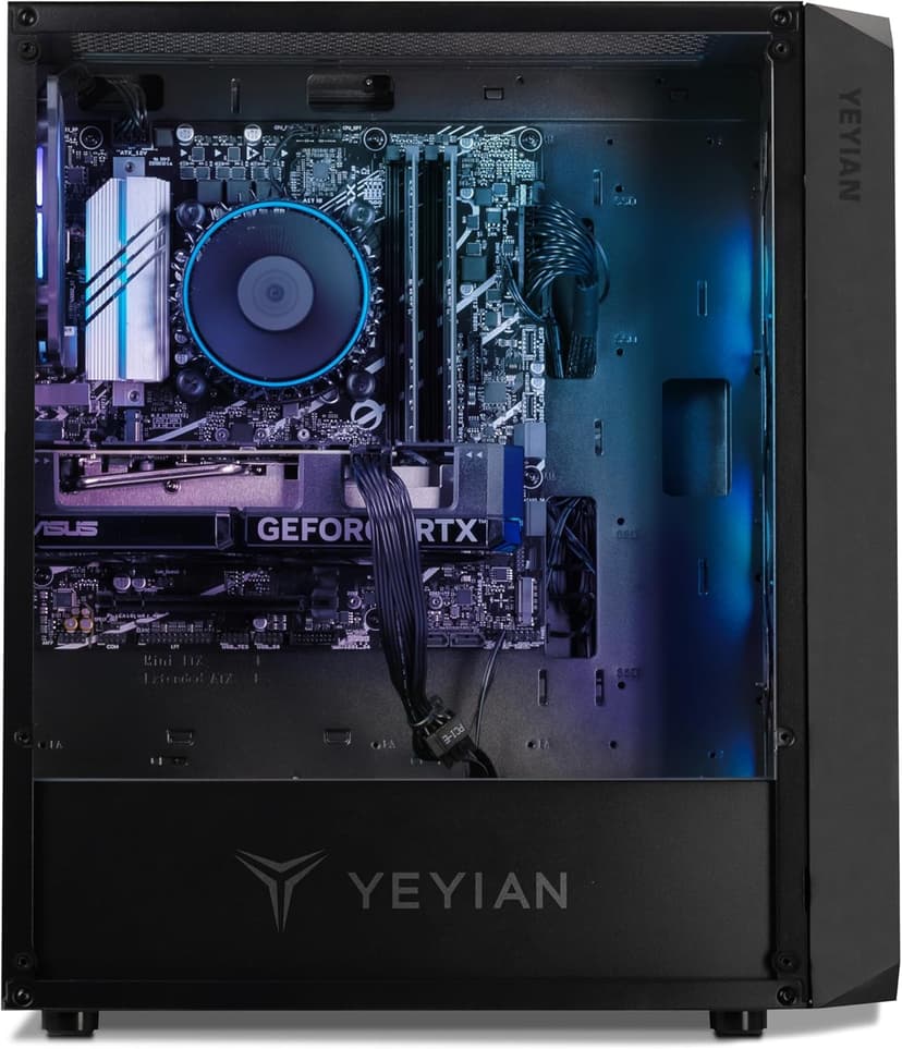 YEYIAN Tanto Gaming PC - Intel i5 13400F 2.50 GHz, RTX 4060 8GB Desktop Computer, 1TB NVMe SSD, 16GB DDR5 RAM, 650W PSU, Intel B760, Win 11 Home Prebuilt Tower PC, WiFi Ready