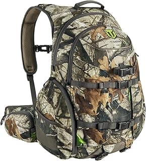 TIDEWE Hunting Backpack, Waterproof Camo Hunting Pack with Rain Cover, Long-Lasting Large Capacity Hunting Day Pack for Rifle Bow Gun (Next Camo G2)