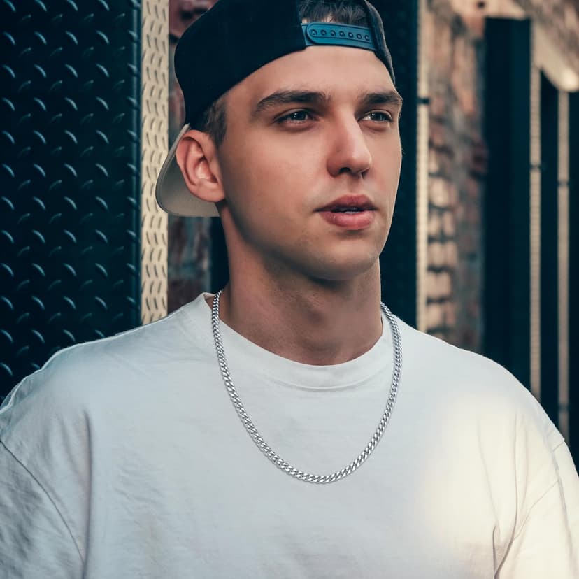 JoycuFF Mens Cuban Link Chain Necklace for Boyfriend Gold Silver Stainless Steel 6MM 10MM Hip Hop Anniversary Birthday Christmas Jewelry for Men