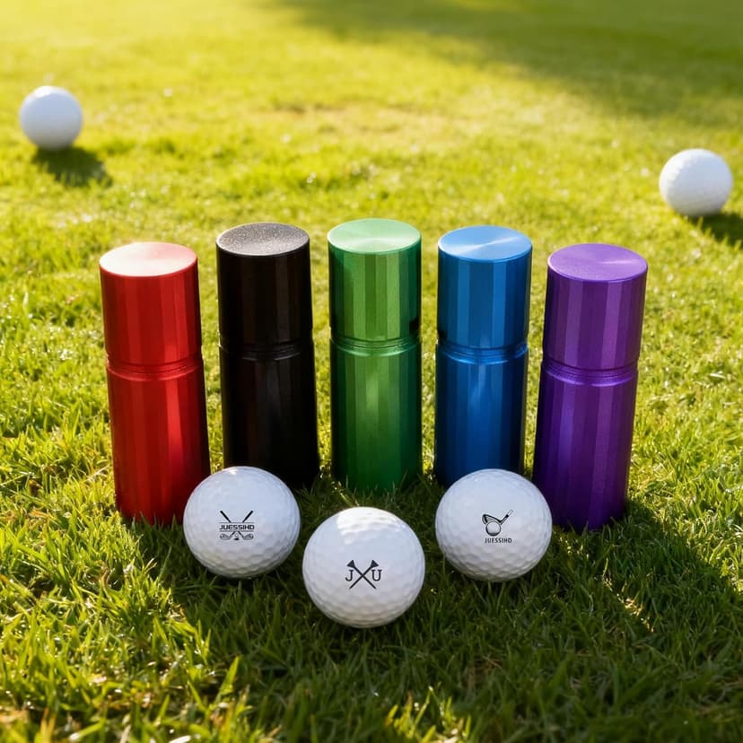 Golf Ball Stamp Personalized - Custom Monogram Logo & Name Marker with Durable Waterproof Ink, Reusable Stamper for Golfers, Men, Women Gifts, Unique Golf Accessories for Retirement, Birthday, Party