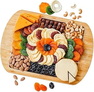 Cheese and Snack Charcuterie Board | Gift Basket forThanksgiving, Christmas, Holidays, Parties, Host, Hostess, Party Platter, Savory Assortment Tray | Bonnie and Pop