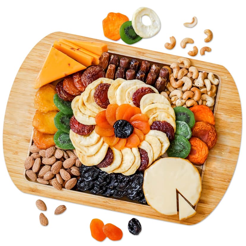 Cheese and Snack Charcuterie Board | Gift Basket forThanksgiving, Christmas, Holidays, Parties, Host, Hostess, Party Platter, Savory Assortment Tray | Bonnie and Pop