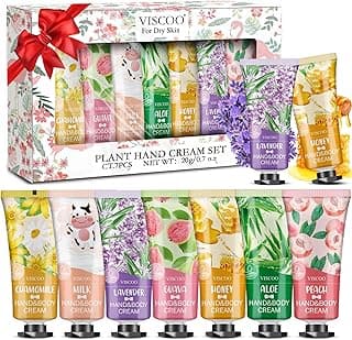7 Pack Hand Cream Gifts Set for Women,Hand Lotion for Birthday Gifts for Women Teengirls, Bridesmaid Gifts,Thank You Gifts,Mini Moisturizing Hand Lotion Travel Size in Bulk for Dry Cracked Hands