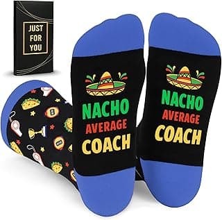 ZAGKOO Gifts for Teachers, Nurses, Bosses, Coaches - Funny Novelty Socks for Men, Women - Christmas, Thank You Gift Ideas