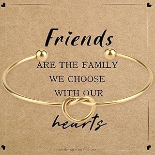 Best Friend Gifts for Women - Forever Love Knot Friendship Bracelets, Friendship Gifts for Women, Gifts for Best Friend Woman, Best Friend Birthday Gifts, Adjustable Bracelet for Christmas