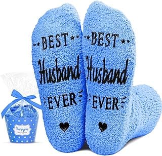 HAPPYPOP Gift Idea For Him - Gifts For New Dad Son Brother Husband Uncle, In Law Gifts, Funny Men Socks Fathers Day