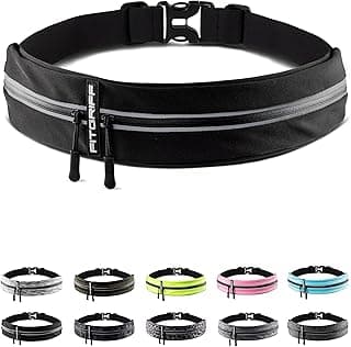 Fitgriff® Running Belt for Men & Women - Secure Jogging Pouch for Phone, Keys & Essentials - For All Cell Phones