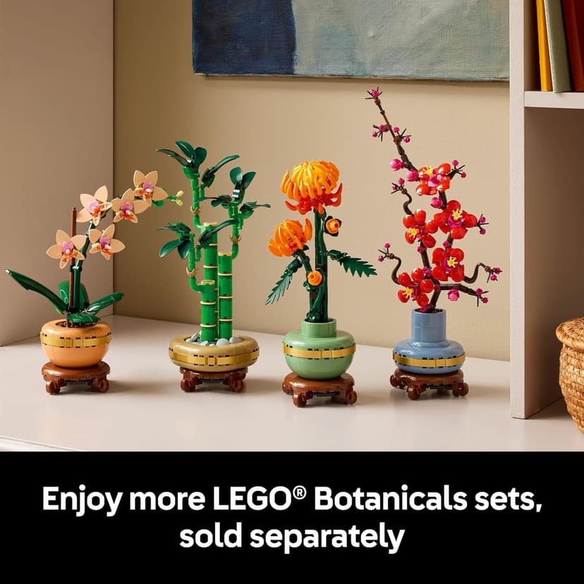 LEGO Botanicals Mini Orchid Building Set - Artificial, Fake Orchid for Home Decor, Adults Ages 18+ - Gift for Birthdays - Indoor Plant Decorations for Table, Desk, Office - 10343