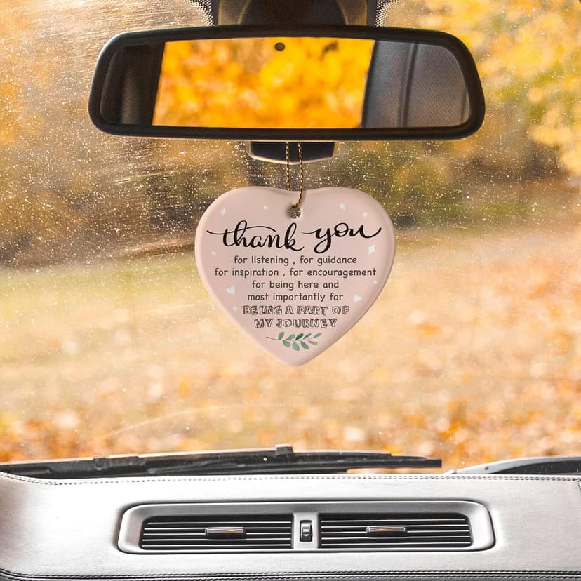 YZEXEZY Thank You Being A Part of My Journey Ornament Keepsakes- Appreciation Gifts,Thank You Gifts Farewell Gift for Women Friends Manager Coworkers Boss Teacher with Gift Box