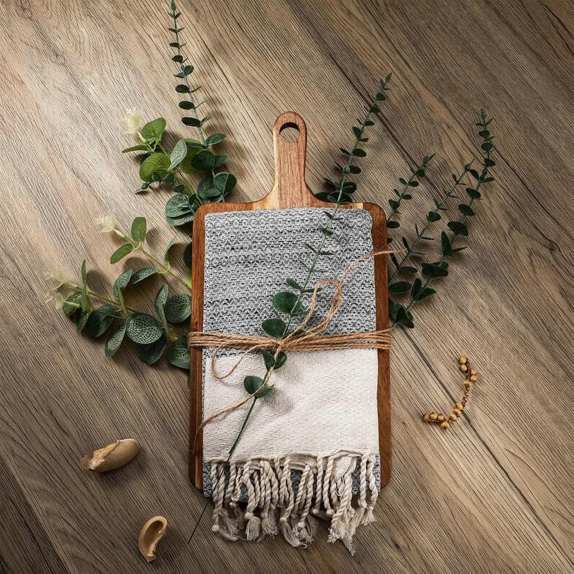 Hostess Gifts Set for Women Housewarming Gifts Include Cutting Board Cotton Turkish Hand Towel Eucalyptus Stem and Hemp Rope for Kitchen Wedding Party New Home Housewarming