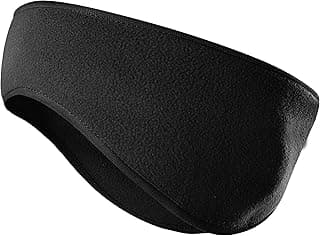 JOEYOUNG Fleece Ear Warmers for Men Women Kids - Winter Headband Ear Muffs Ear Covers for Cold Weather Running Cycling Ski