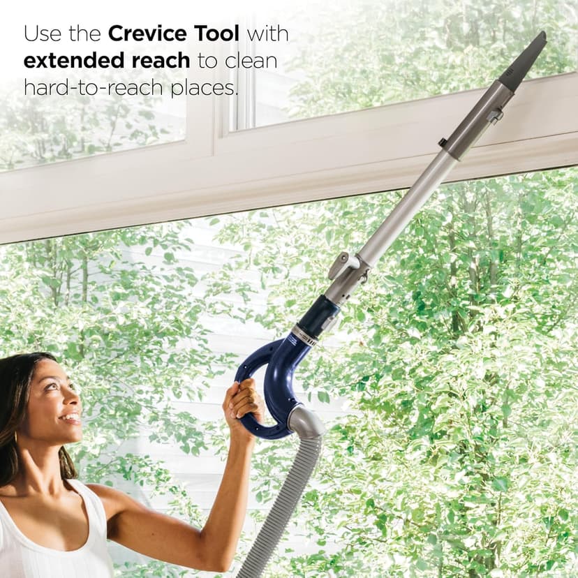 Shark Upright Vacuum, Navigator Lift-Away Deluxe with Large Dust Cup Capacity, HEPA Filter, Swivel Steering, Upholstery Tool & Crevice Tool, Blue, NV360