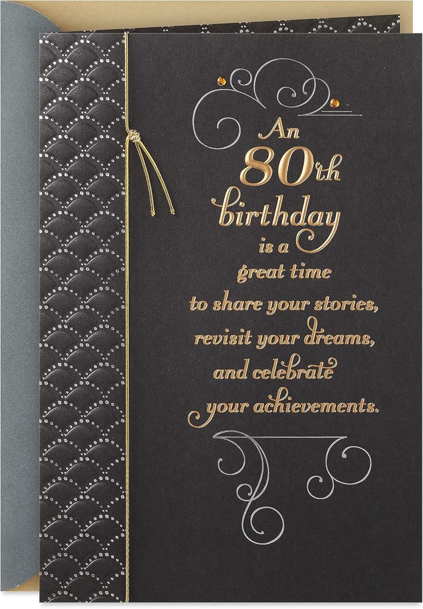 Hallmark 80th Birthday Card (Honor You Today)