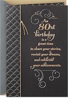 Hallmark 80th Birthday Card (Honor You Today)