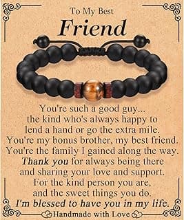 Gifts for Husband Brother Boyfriend Uncle Son Nephew Grandson Fiance Stepdad New Dad First Time Dad To Be Bracelet Gifts, Graduation Fathers Day Birthday Christmas Anniversary Valentines Day Gifts for Him Teen Boy Men