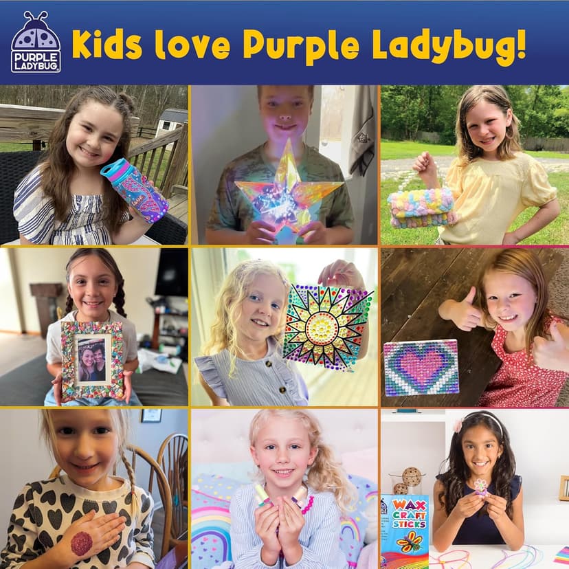 PURPLE LADYBUG Teacher Stickers for Students - 4960 Reward Stickers for Kids Classroom Supplies, Teacher Must-Haves for Classroom Reward Charts, Star, Back to School Gift