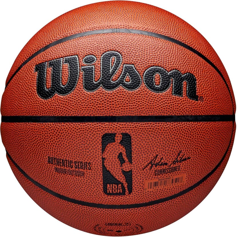 WILSON NBA Authentic Indoor/Outdoor Basketballs - Size 3, Size 6 and Size 7