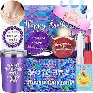 Birthday Gifts for Women - Unique Inspirational Theme Happy Birthday Gift for Her/Friendship/Sister/Best Friend/Mom/Girlfriend/Wife/Teen Girls/Bestie,Gifts for Women