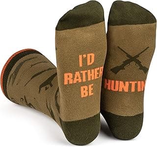 Lavley Funny Fishing and Hunting Socks for Men