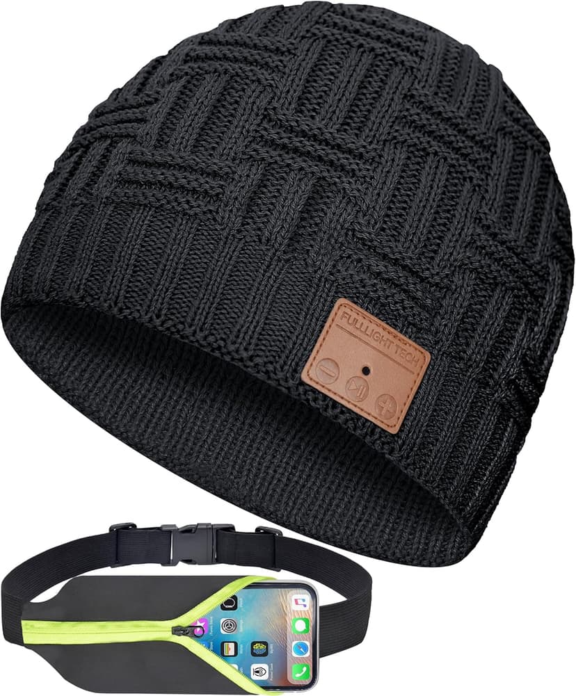 Bluetooth Beanie,Wireless Beanie Headphones Hat Unique Christmas Tech Gifts for Men Women Teen Boys Girls Stocking Stuffers