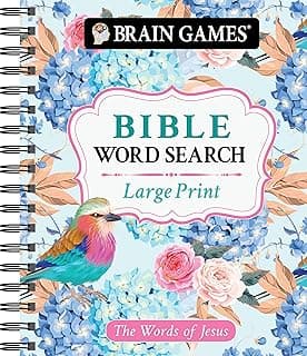 Brain Games - Large Print Bible Word Search: The Words of Jesus (Brain Games - Bible)