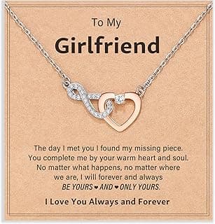 Shonyin Dainty Heart-felt Infinity Heart Necklace for Mother Daughter Girlfriend Soulmate Grandma Granddaughter Bonus Mom Bonus Daughter Mother-in-law Friend