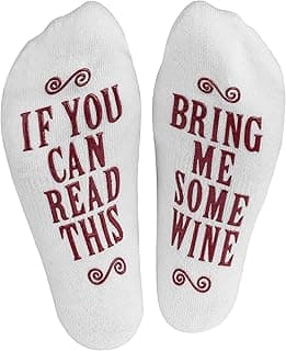 Haute Soiree Women's Novelty Socks - “If You Can Read This, Bring Me Some” - One Size Fits All