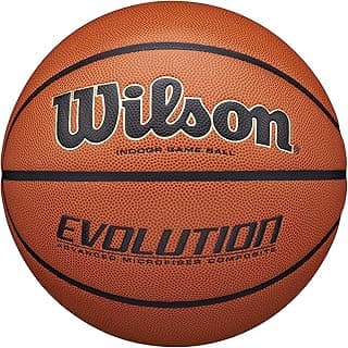 WILSON Evolution Indoor Game Basketballs - Size 5, Size 6 and Size 7