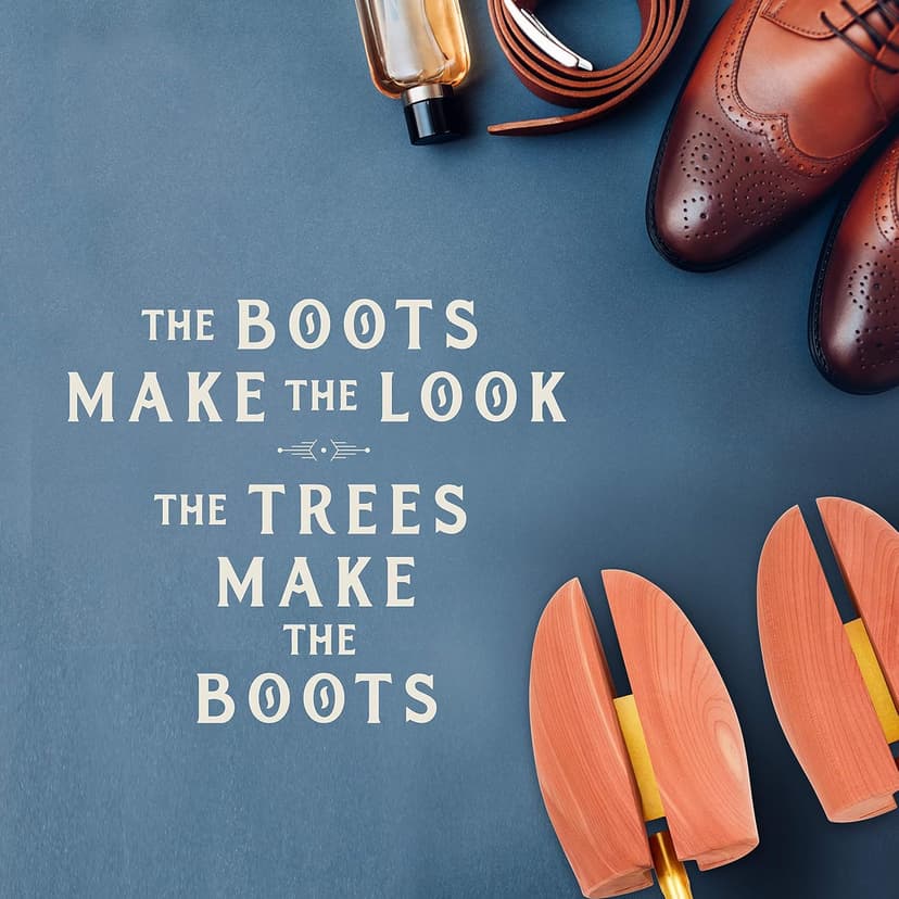 Stratton Boss Cedar Boot Tree For Men | Aromatic Red Cedar | Great Gift For Men!