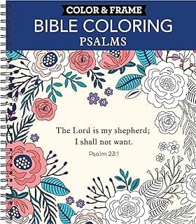 Color & Frame - Bible Coloring: Psalms (Adult Coloring Book)