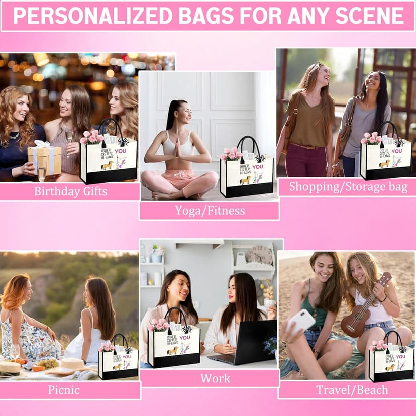 Sister In Law Birthday Christmas Gifts Funny Gifts for Sister In Law Birthday Christmas Wedding Gift For Sisters White Elephant Gift for Women Stocking Stuffers for Woman