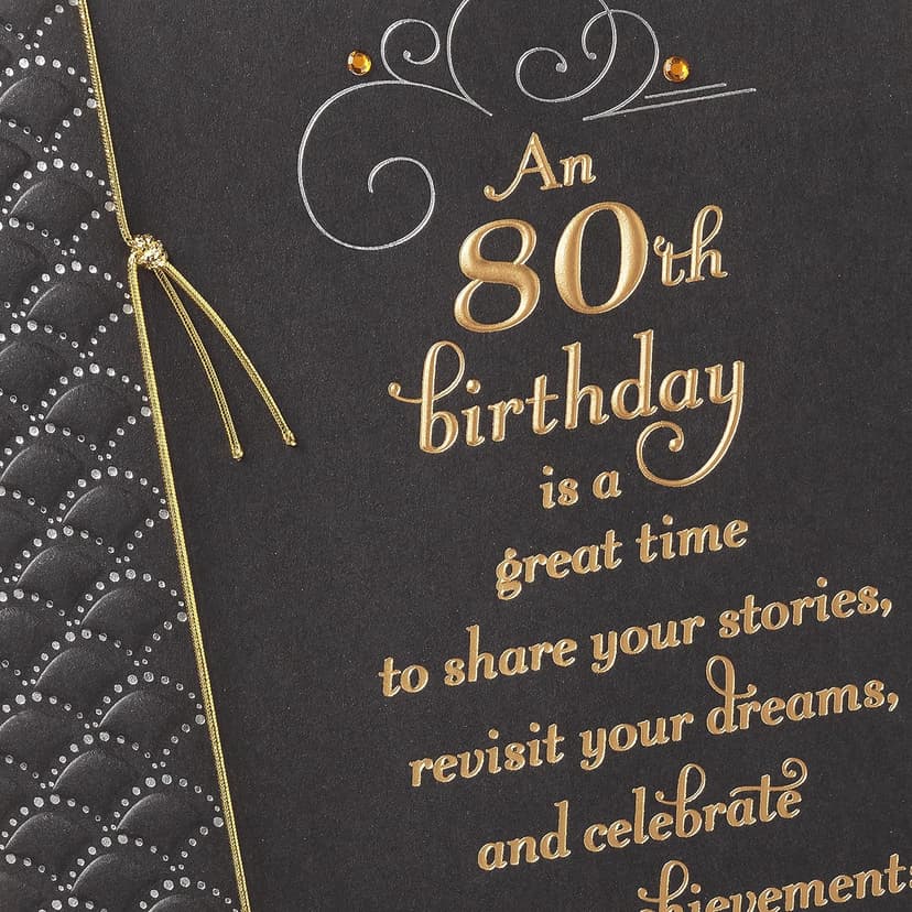 Hallmark 80th Birthday Card (Honor You Today)