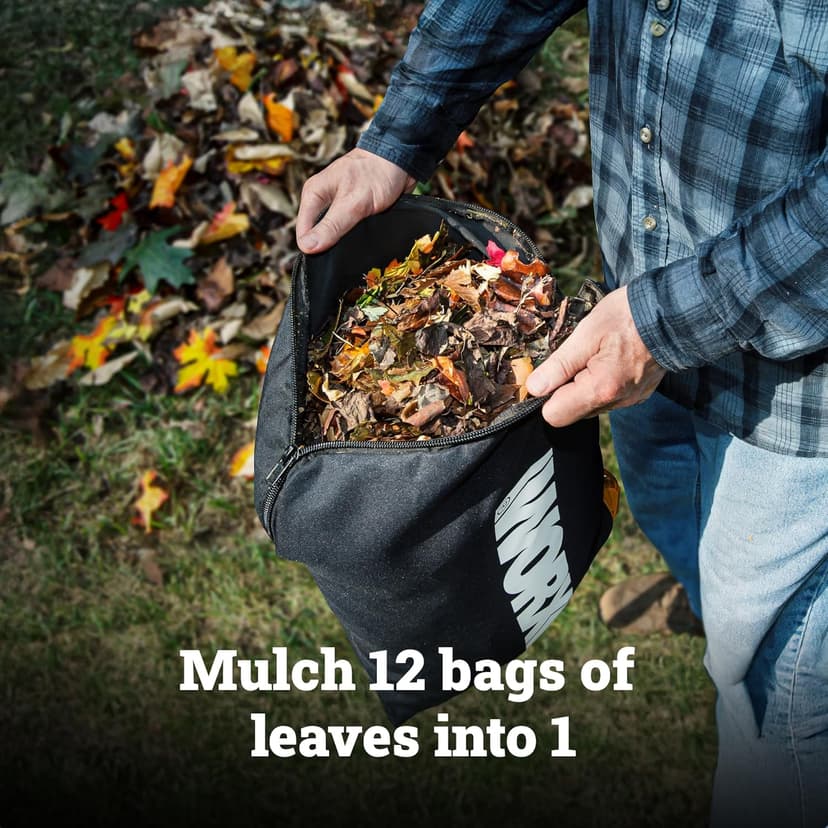 WORX WG583 40V Cordless Leaf Blower, 3 in 1 Blowers for Lawn Care with Vacuum & Mulcher, Electric Blower with Brushless Motor & 2 Speed Control, 2 Batteries & Charger Included