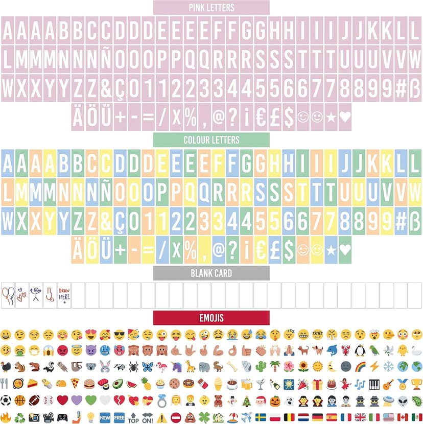 Pink Cinema Light Box with 400 Letters, Emojis, 2 Markers - BONNYCO | Led Light Box Home Office & Room Decor | Cinema Led Sign Letters Board Gifts for Women and Girls Christmas Birthdays | Pink Decor